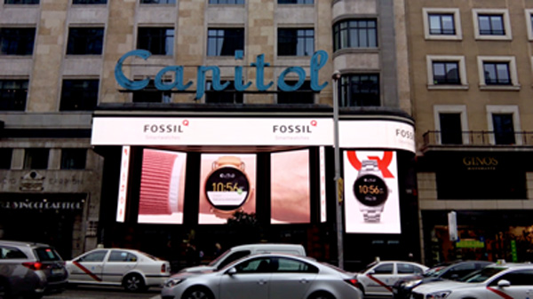 Publicidad en Pantallas LED Capitol Madrid