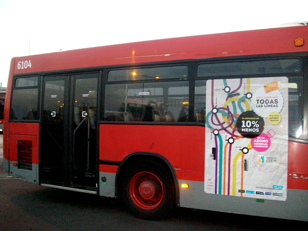Publicidad trasera + lateral plus autobús urbano