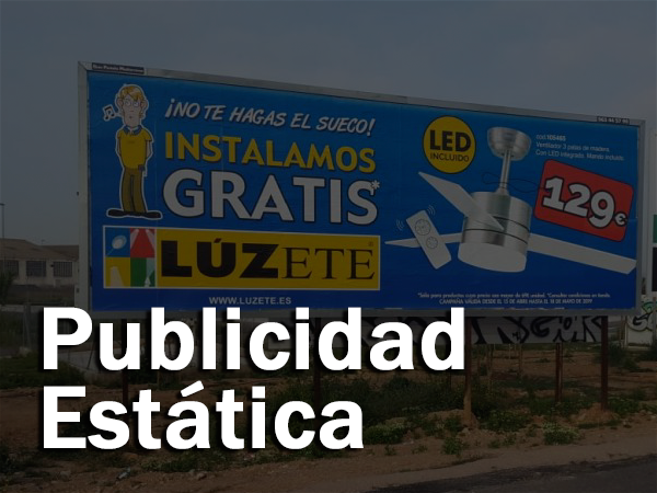 Publicidad en vallas y monopostes